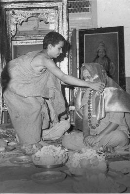 Initiation into monastery